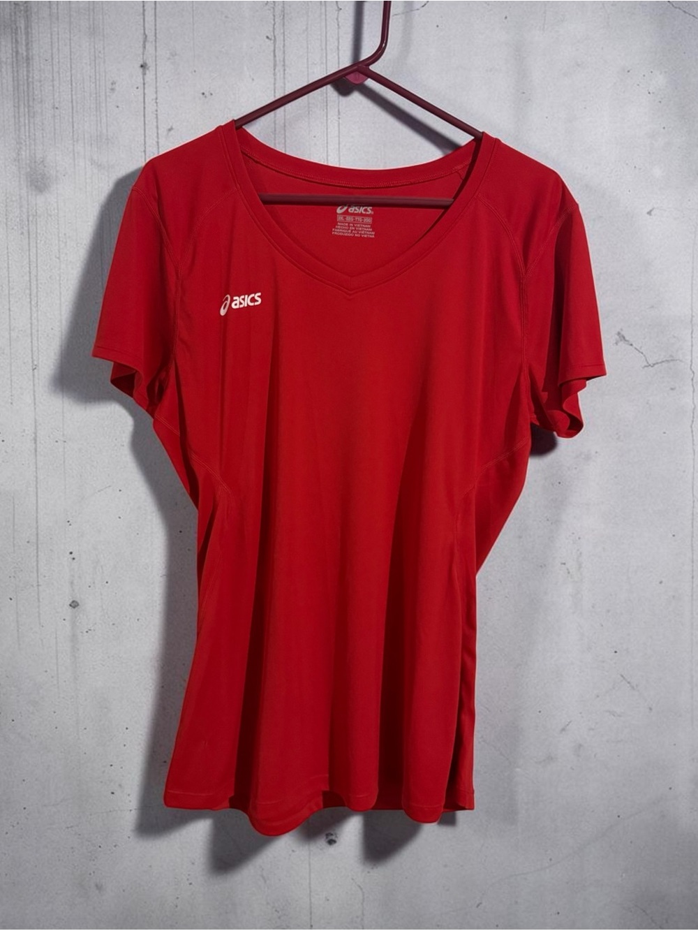Asics Women’s Jersey Workout Shirt - Red (2X)